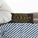 LOUIS VUITTON Cap Leather Beige LV Auth 168997M-12