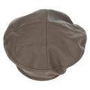 LOUIS VUITTON Cap Leather Beige LV Auth 168997M-2