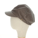 LOUIS VUITTON Cap Leather Beige LV Auth 168997M-3