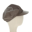 LOUIS VUITTON Cap Leather Beige LV Auth 168997M-4