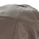 LOUIS VUITTON Cap Leather Beige LV Auth 168997M-6