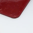 LOUIS VUITTON Vernis Pochette Cle NM Purse Rouge Grunadine M91737 LV Auth 168999-17