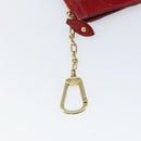 LOUIS VUITTON Vernis Pochette Cle NM Purse Rouge Grunadine M91737 LV Auth 168999-8