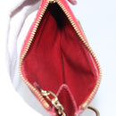 LOUIS VUITTON Vernis Pochette Cle NM Purse Rouge Grunadine M91737 LV Auth 168999-11
