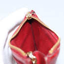 LOUIS VUITTON Vernis Pochette Cle NM Purse Rouge Grunadine M91737 LV Auth 168999-19