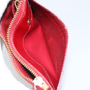 LOUIS VUITTON Vernis Pochette Cle NM Purse Rouge Grunadine M91737 LV Auth 168999-21