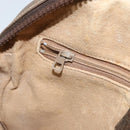 GUCCI GG Supreme Web Sherry Line Shoulder Bag PVC Beige Gold Auth 169012-22