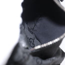 GUCCI GG Canvas Waist bag Black Silver 28566 Auth 169013-18