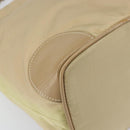 PRADA Shoulder Bag Nylon Beige Silver Auth 169023-15