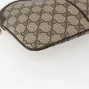 GUCCI GG Supreme Web Sherry Line Bag PVC Beige Gold 904 02 047 Auth 169025-11