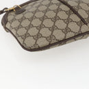 GUCCI GG Supreme Web Sherry Line Bag PVC Beige Gold 904 02 047 Auth 169025-13