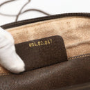 GUCCI GG Supreme Web Sherry Line Bag PVC Beige Gold 904 02 047 Auth 169025-20