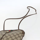 GUCCI GG Supreme Web Sherry Line Bag PVC Beige Gold 904 02 047 Auth 169025-8