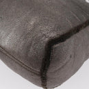 Salvatore Ferragamo Gancini Hand Bag Mouton Gray Auth 169029-16