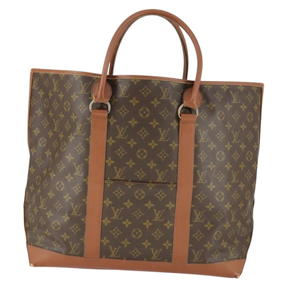 LOUIS VUITTON Monogram Sac Weekend GM Tote Bag M42420 LV Auth 169030