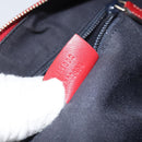 GUCCI GG Crystal Shoulder Bag Coated Canvas Navy Gold 181092 Auth 169036-12