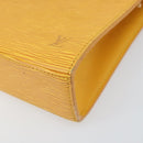 LOUIS VUITTON Epi Malesherbes Hand Bag Tassili Yellow Jonne M52379 Auth 169040-10