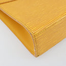 LOUIS VUITTON Epi Malesherbes Hand Bag Tassili Yellow Jonne M52379 Auth 169040-11