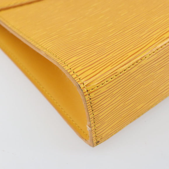 LOUIS VUITTON Epi Malesherbes Hand Bag Tassili Yellow Jonne M52379 Auth 169040