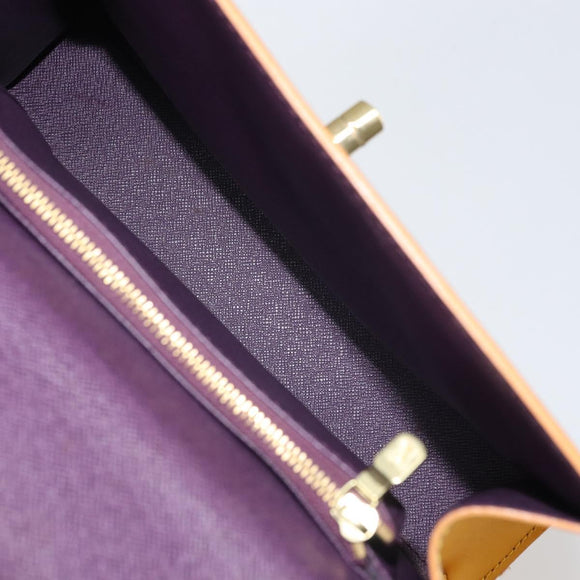 LOUIS VUITTON Epi Malesherbes Hand Bag Tassili Yellow Jonne M52379 Auth 169040