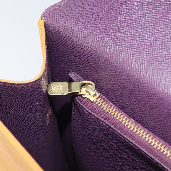 LOUIS VUITTON Epi Malesherbes Hand Bag Tassili Yellow Jonne M52379 Auth 169040
