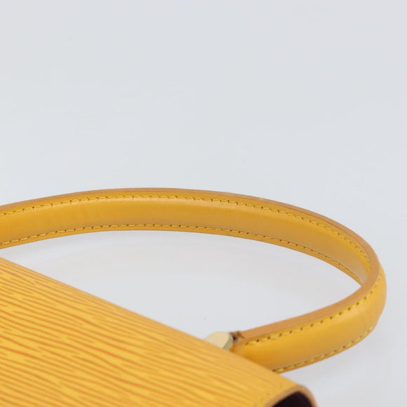 LOUIS VUITTON Epi Malesherbes Hand Bag Tassili Yellow Jonne M52379 Auth 169040