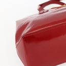 LOUIS VUITTON Monogram Vernis Wilshire PM Bag Rouge Favist M91644 LV Auth 169042-11