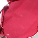 LOUIS VUITTON Monogram Vernis Wilshire PM Bag Rouge Favist M91644 LV Auth 169042-17