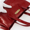 LOUIS VUITTON Monogram Vernis Wilshire PM Bag Rouge Favist M91644 LV Auth 169042-6