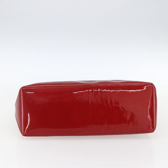 LOUIS VUITTON Monogram Vernis Wilshire PM Bag Rouge Favist M91644 LV Auth 169042