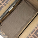 FENDI Zucca Canvas Vanity Handtasche Schwarz Braun Auth 169044-17