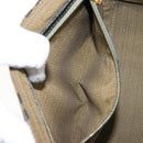FENDI Zucca Canvas Vanity Hand Bag Black Brown Auth 169044-21
