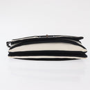 CHANEL 2.55 Chain Shoulder Bag Nylon Black Silver CC Auth 169050-9