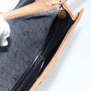 Christian Dior Honeycomb Canvas Shoulder Bag PVC Gray Gold Auth 169055-18
