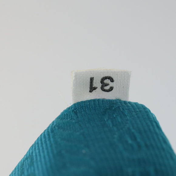 PRADA Shoulder Bag Nylon Blue Gold Auth 169057V