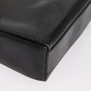 Salvatore Ferragamo Gancini Shoulder Bag Leather Gold Black Auth 169058-16