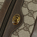 GUCCI GG Supreme Web Sherry Line Bag PVC Beige Gold 32 02 005 Auth 169059-18