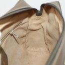 GUCCI GG Supreme Web Sherry Line Bag PVC Beige Gold 32 02 005 Auth 169059-20