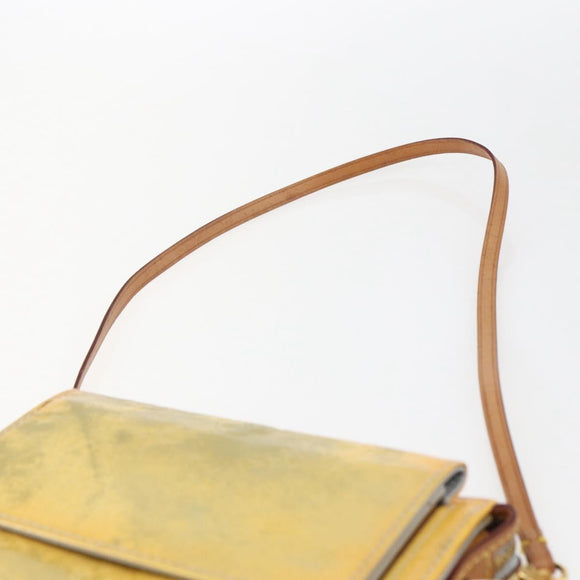 LOUIS VUITTON Monogram Vernis Motto Accessory Pouch Gris M91030 LV Auth 169060