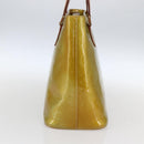 LOUIS VUITTON Monogram Vernis Houston Hand Bag Gris M91053 LV Auth 169064-4