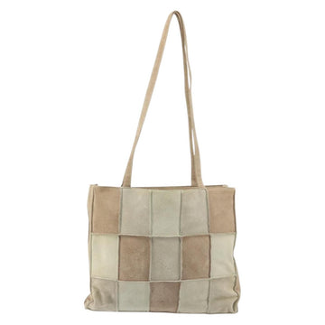 CHANEL Tote Bag Mouton Beige CC Auth 169065 - 0