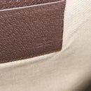 GUCCI GG Supreme Courier Clutch Bag PVC Beige 473915 Auth 169067-9