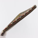 GUCCI GG Supreme Courier Clutch Bag PVC Beige 473915 Auth 169067-5