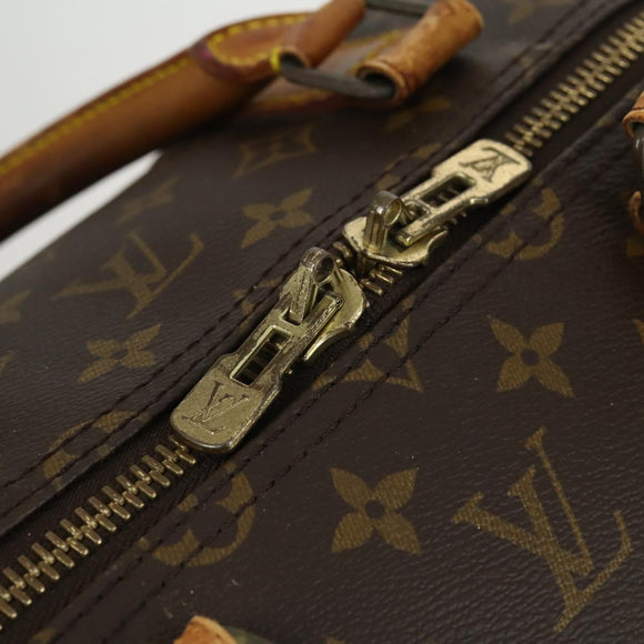LOUIS VUITTON Monogram Keepall Bandouliere 55 Boston Bag M41414 LV Auth 169074