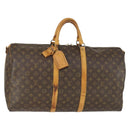 LOUIS VUITTON Monogram Keepall Bandouliere 55 Boston Bag M41414 LV Auth 169074-1
