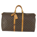 LOUIS VUITTON Monogram Keepall Bandouliere 55 Boston Bag M41414 LV Auth 169074-13