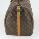 LOUIS VUITTON Monogram Keepall Bandouliere 55 Boston Bag M41414 LV Auth 169074-3