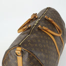 LOUIS VUITTON Monogram Keepall Bandouliere 55 Boston Bag M41414 LV Auth 169074-6