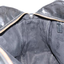 GUCCI GG implementation Shoulder Bag PVC Black Silver 211107 Auth 169076-20