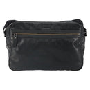 GUCCI GG implementation Shoulder Bag PVC Black Silver 211107 Auth 169076-13